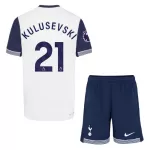 Günstige Tottenham Hotspur Kulusevski 21 Kindertrikot Heim 2024/25 Kurzarm