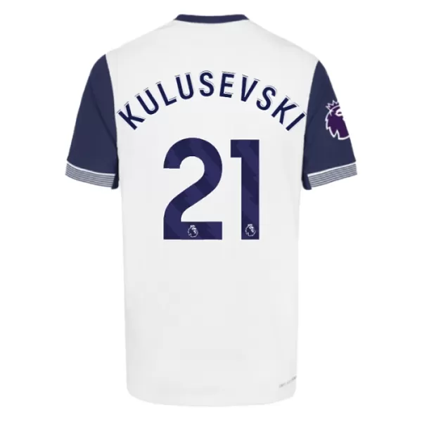 Günstige Tottenham Hotspur Kulusevski 21 Kindertrikot Heim 2024/25 Kurzarm
