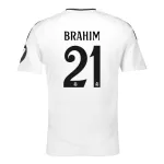 Günstige Real Madrid Brahim 21 Herrentrikot Heim 2024/25 Kurzarm