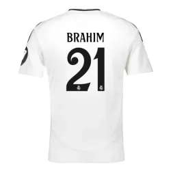 Günstige Real Madrid Brahim 21 Herrentrikot Heim 2024/25 Kurzarm Günstige Real Madrid Brahim 21 Herrentrikot Heim 2024/25 Kurzarm