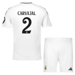 Günstige Real Madrid Carvajal 2 Kindertrikot Heim 2024/25 Kurzarm