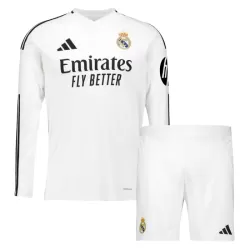 Günstige Real Madrid Kindertrikot Heim 2024/25 Langarm Günstige Real Madrid Kindertrikot Heim 2024/25 Langarm