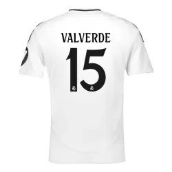 Günstige Real Madrid Valverde 15 Herrentrikot Heim 2024/25 Kurzarm Günstige Real Madrid Valverde 15 Herrentrikot Heim 2024/25 Kurzarm