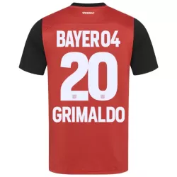 Günstige Bayer 04 Leverkusen Alejandro Grimaldo 20 Herrentrikot Heim 2024/25 Kurzarm Günstige Bayer 04 Leverkusen Alejandro Grimaldo 20 Herrentrikot Heim 2024/25 Kurzarm