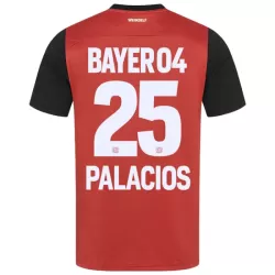 Günstige Bayer 04 Leverkusen Exequiel Palacios 25 Herrentrikot Heim 2024/25 Kurzarm Günstige Bayer 04 Leverkusen Exequiel Palacios 25 Herrentrikot Heim 2024/25 Kurzarm