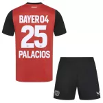 Günstige Bayer 04 Leverkusen Exequiel Palacios 25 Kindertrikot Heim 2024/25 Kurzarm