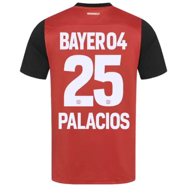 Günstige Bayer 04 Leverkusen Exequiel Palacios 25 Kindertrikot Heim 2024/25 Kurzarm