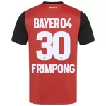 Günstige Bayer 04 Leverkusen Jeremie Frimpong 30 Herrentrikot Heim 2024/25 Kurzarm