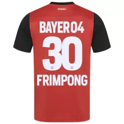 Günstige Bayer 04 Leverkusen Jeremie Frimpong 30 Herrentrikot Heim 2024/25 Kurzarm Günstige Bayer 04 Leverkusen Jeremie Frimpong 30 Herrentrikot Heim 2024/25 Kurzarm