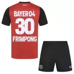 Günstige Bayer 04 Leverkusen Jeremie Frimpong 30 Kindertrikot Heim 2024/25 Kurzarm