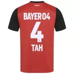 Günstige Bayer 04 Leverkusen Jonathan Tah 4 Herrentrikot Heim 2024/25 Kurzarm