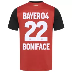 Günstige Bayer 04 Leverkusen Victor Boniface 22 Herrentrikot Heim 2024/25 Kurzarm Günstige Bayer 04 Leverkusen Victor Boniface 22 Herrentrikot Heim 2024/25 Kurzarm