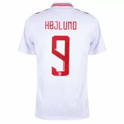Günstige Dänemark Højlund 9 Herrentrikot Heim EURO 2024 Kurzarm Günstige Dänemark Højlund 9 Herrentrikot Heim EURO 2024 Kurzarm