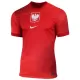 Günstige Polen Lewandowski 9 Herrentrikot Auswärts EURO 2024 Kurzarm