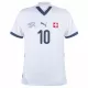 Günstige Schweiz Xhaka 10 Herrentrikot Auswärts EURO 2024 Kurzarm