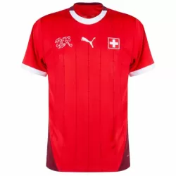 Günstige Schweiz Xhaka 10 Herrentrikot Heim EURO 2024 Kurzarm