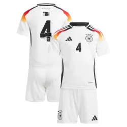 Günstige Deutschland Tah 4 Kindertrikot Heim EURO 2024 Kurzarm Günstige Deutschland Tah 4 Kindertrikot Heim EURO 2024 Kurzarm