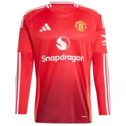 Günstige Manchester United Herrentrikot Heim 2024/25 Langarm