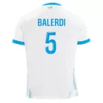 Günstige Olympique Marseille Balerdi 5 Herrentrikot Heim 2024/25 Kurzarm