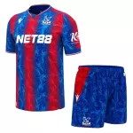 Günstige Crystal Palace Kindertrikot Heim 2024/25 Kurzarm
