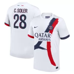 Günstige Paris Saint-Germain Carlos Soler 28 Herrentrikot Auswärts 2024/25 Kurzarm Günstige Paris Saint-Germain Carlos Soler 28 Herrentrikot Auswärts 2024/25 Kurzarm