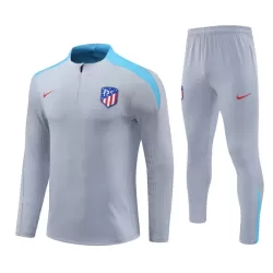 Atlético Madrid Trainingspullover 2024/25 Viertelreißverschluss Graue Atlético Madrid Trainingspullover 2024/25 Viertelreißverschluss Graue