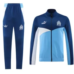Olympique Marseille Trainingsjackenanzüge 2024/25 Blaue Olympique Marseille Trainingsjackenanzüge 2024/25 Blaue