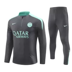 Paris Saint-Germain Trainingspullover 2024/25 Viertelreißverschluss Graue Paris Saint-Germain Trainingspullover 2024/25 Viertelreißverschluss Graue