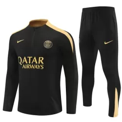 Paris Saint-Germain Trainingspullover 2024/25 Viertelreißverschluss Schwarze Paris Saint-Germain Trainingspullover 2024/25 Viertelreißverschluss Schwarze