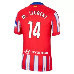 Günstige Atlético Madrid M. Llorent 14 Herrentrikot Heim 2024/25 Kurzarm Günstige Atlético Madrid M. Llorent 14 Herrentrikot Heim 2024/25 Kurzarm