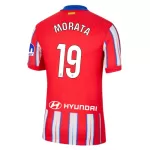 Günstige Atlético Madrid Morata 19 Herrentrikot Heim 2024/25 Kurzarm