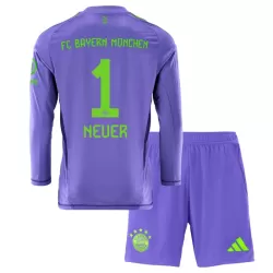 Günstige FC Bayern München Neuer 1 Torwart Kindertrikot Auswärts 2024/25 Kurzarm Günstige FC Bayern München Neuer 1 Torwart Kindertrikot Auswärts 2024/25 Kurzarm