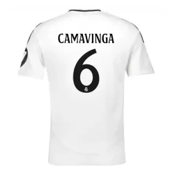 Günstige Real Madrid Camavinga 6 Herrentrikot Heim 2024/25 Kurzarm Günstige Real Madrid Camavinga 6 Herrentrikot Heim 2024/25 Kurzarm