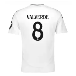 Günstige Real Madrid Valverde 8 Herrentrikot Heim 2024/25 Kurzarm Günstige Real Madrid Valverde 8 Herrentrikot Heim 2024/25 Kurzarm