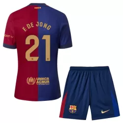Günstige FC Barcelona Frenkie de Jong 21 Kindertrikot Heim 2024/25 Kurzarm Günstige FC Barcelona Frenkie de Jong 21 Kindertrikot Heim 2024/25 Kurzarm
