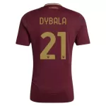 Günstige AS Rom Dybala 21 Herrentrikot Heim 2024/25 Kurzarm
