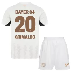 Günstige Bayer 04 Leverkusen Alejandro Grimaldo 20 Kindertrikot Auswärts 2024/25 Kurzarm Günstige Bayer 04 Leverkusen Alejandro Grimaldo 20 Kindertrikot Auswärts 2024/25 Kurzarm