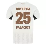 Günstige Bayer 04 Leverkusen Exequiel Palacios 25 Herrentrikot Auswärts 2024/25 Kurzarm