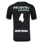 Günstige Feyenoord Geertruida 4 Herrentrikot Auswärts 2024/25 Kurzarm