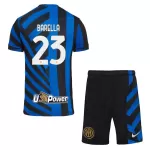Günstige Inter Mailand Barella 23 Kindertrikot Heim 2024/25 Kurzarm