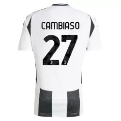 Günstige Juventus Turin Cambiaso 27 Herrentrikot Heim 2024/25 Kurzarm Günstige Juventus Turin Cambiaso 27 Herrentrikot Heim 2024/25 Kurzarm
