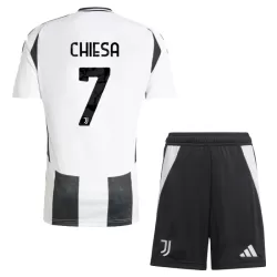 Günstige Juventus Turin Chiesa 7 Kindertrikot Heim 2024/25 Kurzarm Günstige Juventus Turin Chiesa 7 Kindertrikot Heim 2024/25 Kurzarm