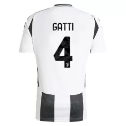 Günstige Juventus Turin Gatti 4 Herrentrikot Heim 2024/25 Kurzarm Günstige Juventus Turin Gatti 4 Herrentrikot Heim 2024/25 Kurzarm