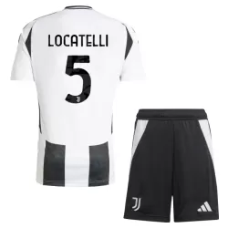 Günstige Juventus Turin Locatelli 5 Kindertrikot Heim 2024/25 Kurzarm Günstige Juventus Turin Locatelli 5 Kindertrikot Heim 2024/25 Kurzarm