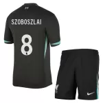 Günstige Liverpool Szoboszlai 8 Kindertrikot Auswärts 2024/25 Kurzarm