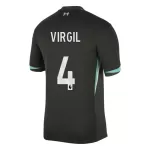Günstige Liverpool Virgil 4 Herrentrikot Auswärts 2024/25 Kurzarm