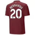 Günstige Manchester City Bernardo 20 Herrentrikot Ausweich 2024/25 Kurzarm