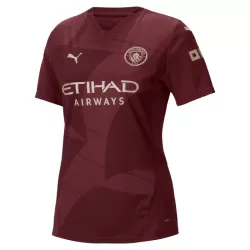 Günstige Manchester City Damentrikot Ausweich 2024/25 Kurzarm Günstige Manchester City Damentrikot Ausweich 2024/25 Kurzarm