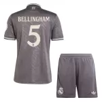 Günstige Real Madrid Bellingham 5 Kindertrikot Ausweich 2024/25 Kurzarm