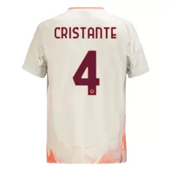 Günstige AS Rom Cristante 4 Herrentrikot Auswärts 2024/25 Kurzarm